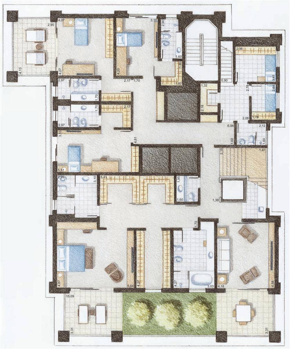 Cobertura - Pavimento inferior