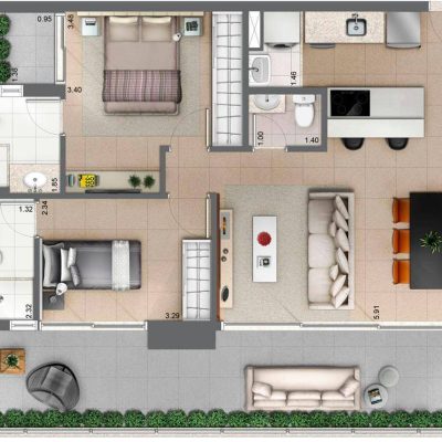 Apto. 81m²