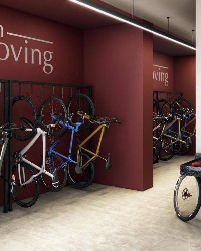 Perspectiva Ilustrada - Bicicletário