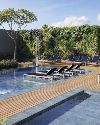 Perspectiva Ilustrada - Piscinas Adulto e Infantil