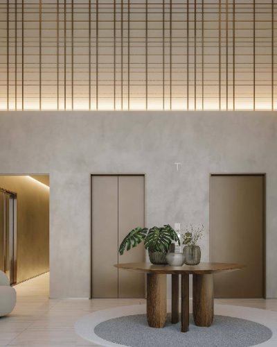 Perspectiva Ilustrada do Lobby
