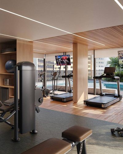 Perspectiva artística da academia – Uapé Residências