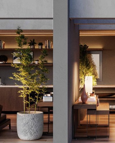 Perspectiva ilustrada - Torre residencial - Apto. Penthouse de 177 m²