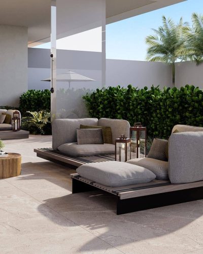 Perspectiva ilustrada - Torre residencial - Galeria