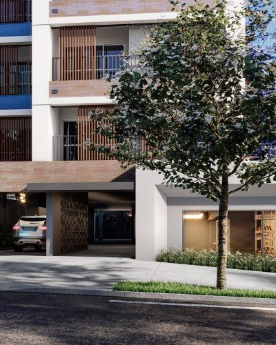 Perspectiva ilustrada - Torre studios - Loja