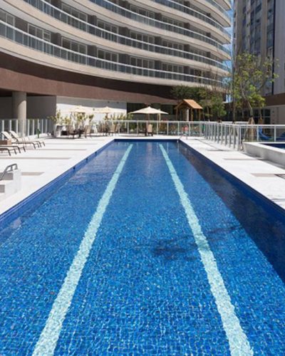 Piscina aquecida com raia Semi Olímpica