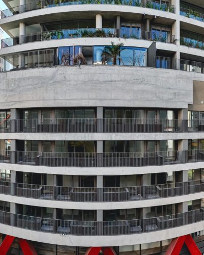 UAPÉ - Vista da fachada das unidades não residenciais